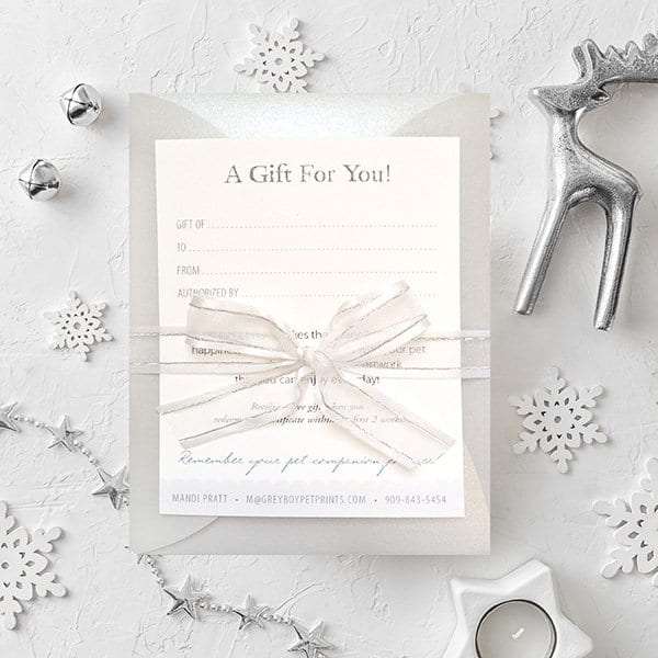 Pet Portrait Gift Certificate image 2