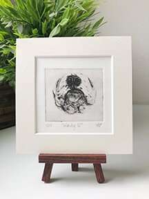 Pomeranian Portrait Dog Nose Print image 2