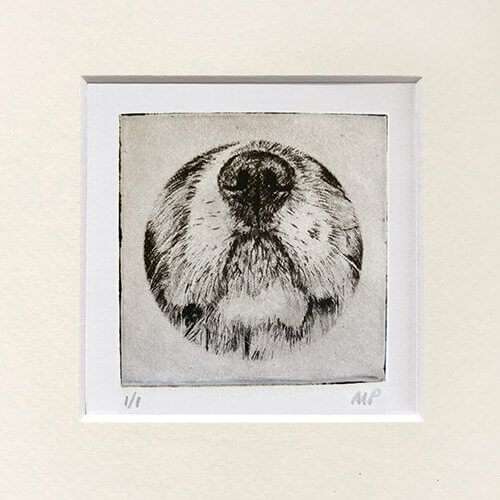 Cavalier Portrait Dog Nose Print image 0