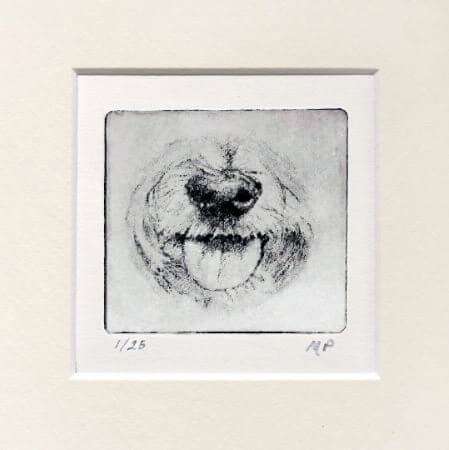 Westie Portrait Dog Nose Print image 0