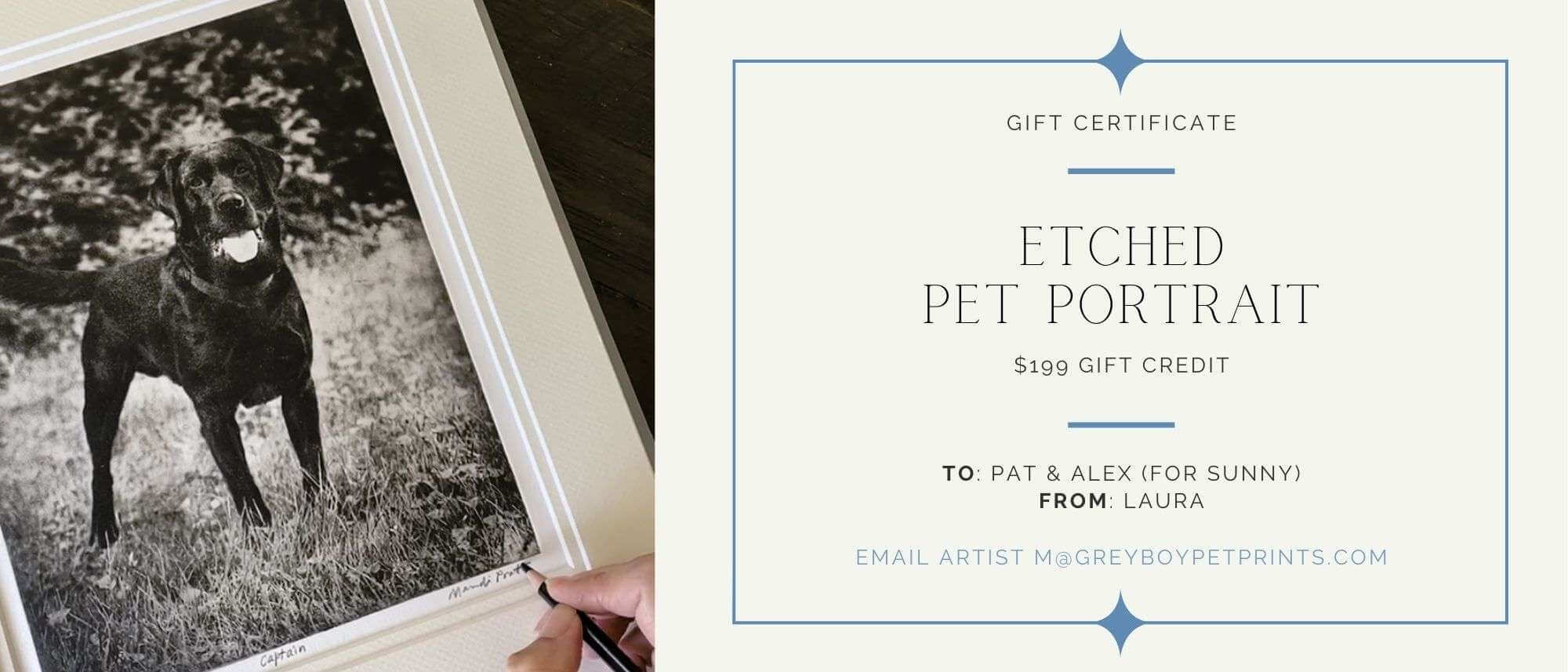 Pet Portrait Gift Certificate image 6